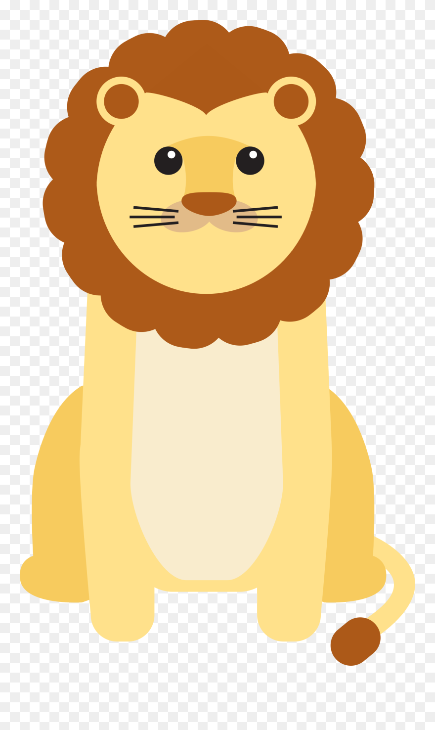 Transparent Lions Clipart - Baby Lion Png