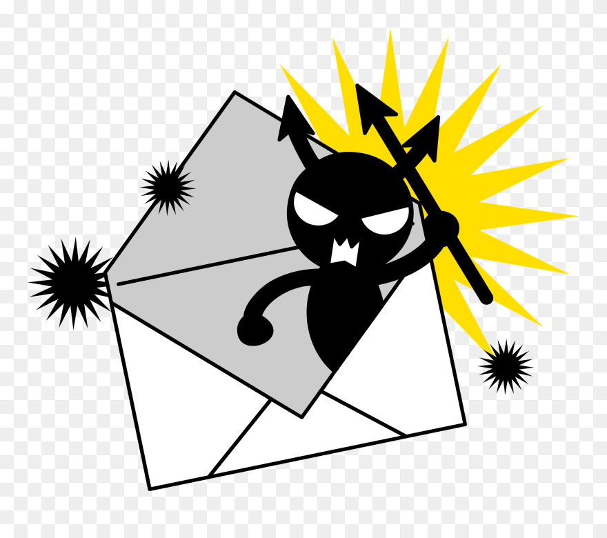 フリー 素材 メール ウイルス Clipart
