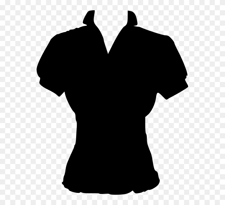 Womens Clothes Clipart - Blouse Clip Art - Png Download