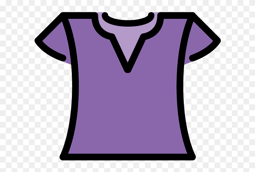 Woman’s Clothes Emoji Clipart - Png Download
