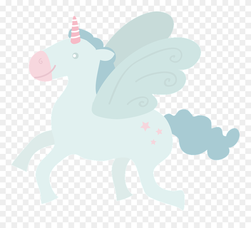 Unicorn, Fly, By Side, Wings, Horse - ปีก ยู นิ คอร์น Clipart