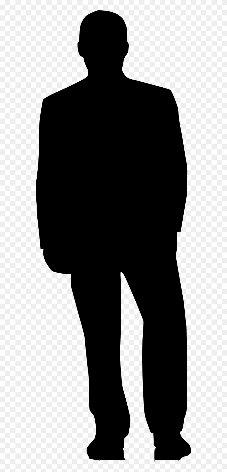Criminal Clipart Mysterious Person, Criminal Mysterious - Man Standing Clipart - Png Download