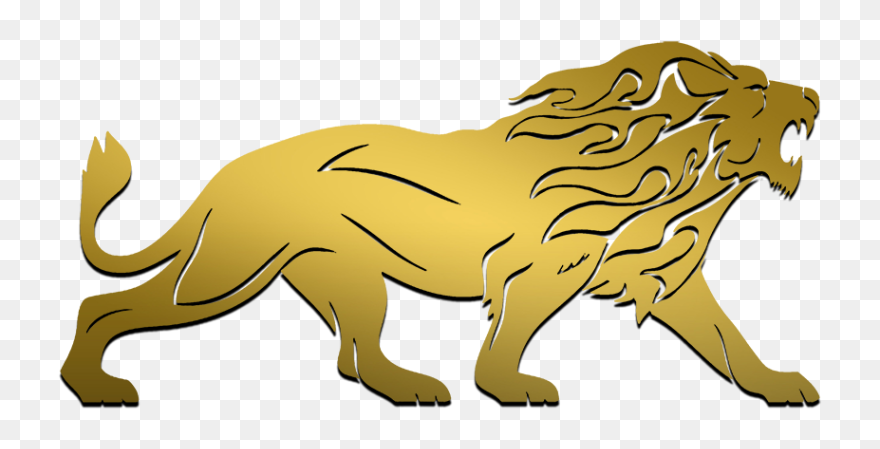 Mountain Lion Clipart Gold Lion - Lion Logo Png Hd Transparent Png