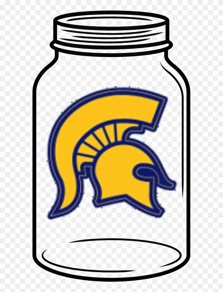 Transparent Mason Jar Clipart Png - Black And White Jar