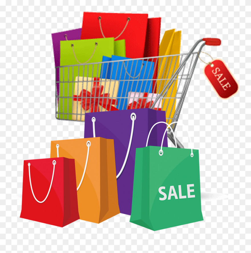 Shopping Cart Stock Photography Shopping Bag - Transparent Background Shopping Bags Clipart - Png Download
