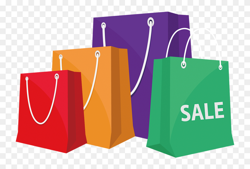 Shopping Bag Online Shopping Shopping Cart - Transparent Background Shopping Bags Png Clipart