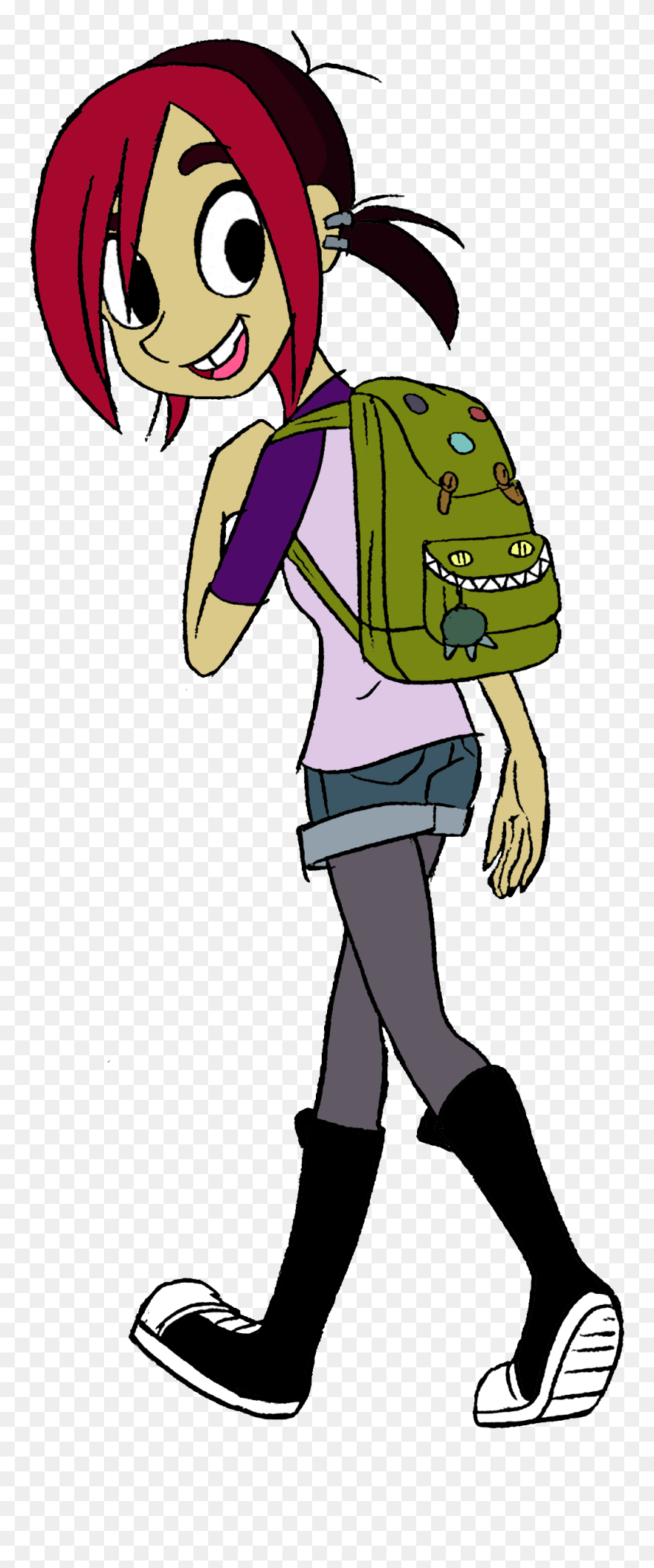 Mina Going To High School - Going To High School Clipart - Png Download