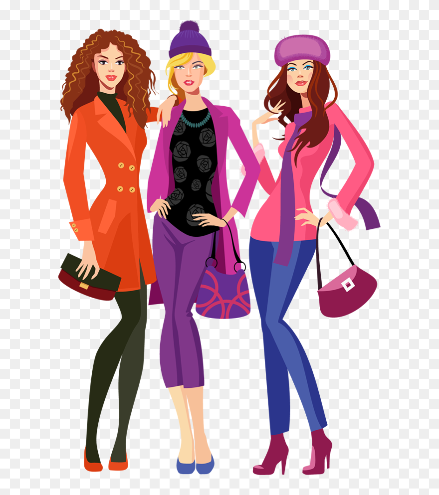 Clipart Family Shopping - Model Clipart - Png Download