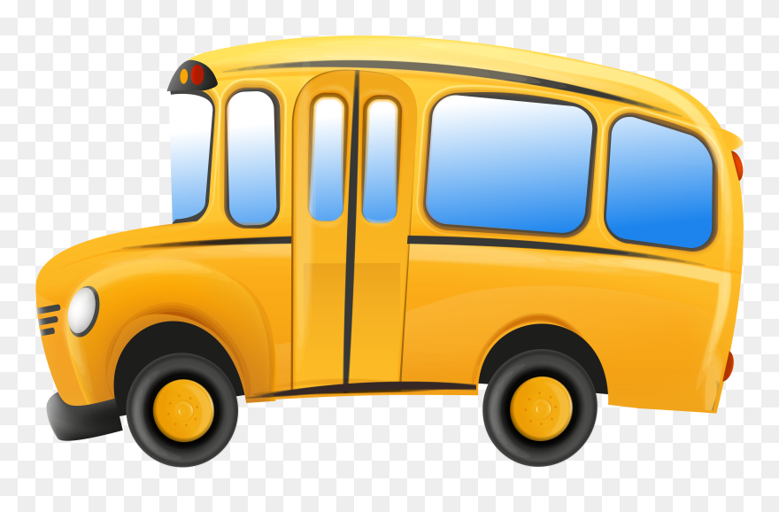 Clipart Bus Transparent - Transparent Background School Bus Clipart - Png Download