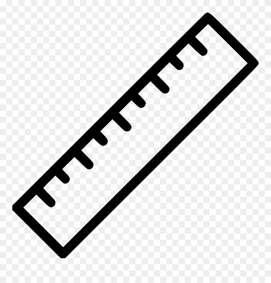 Rule Direct Ruler Scale Measure Tool Svg Png Icon Free - Transparent Background Ruler Clipart