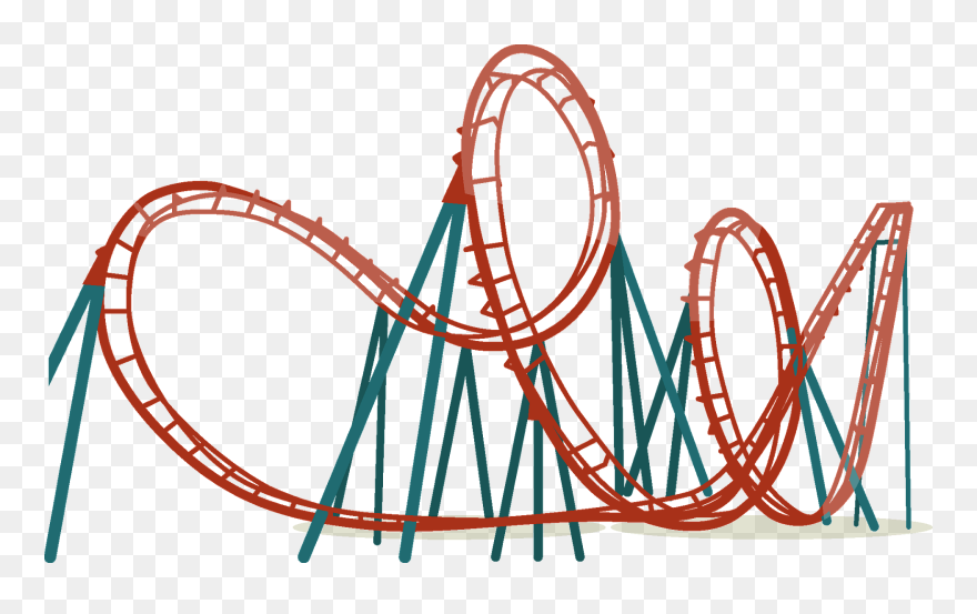 Roller Coaster Clipart - Png Download
