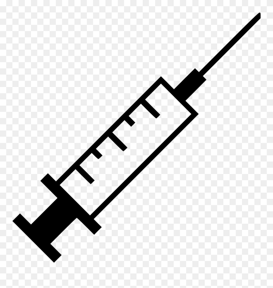 Ruler Png Black And White - Injection Black And White Clipart