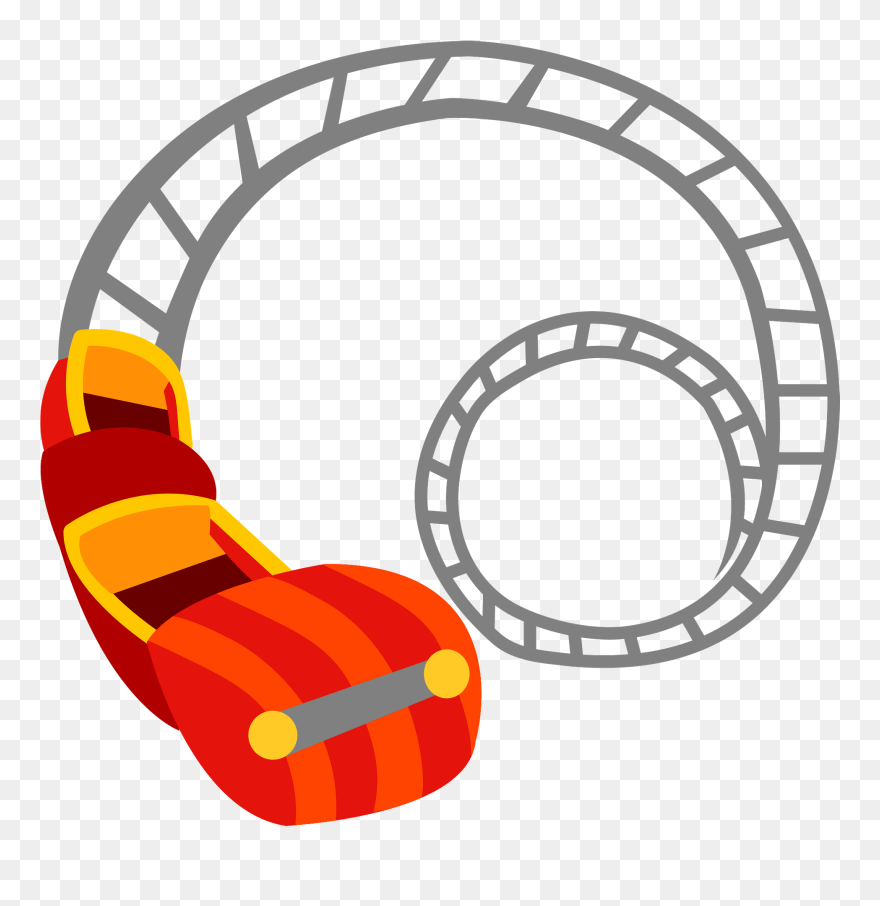 Roller Coaster Amusement Ride Clipart - Space Needle - Png Download