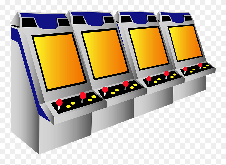 Amusement Arcade Clipart - Arcade Game - Png Download