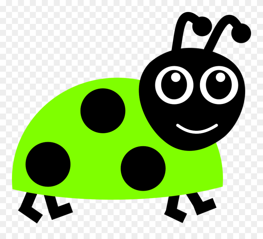 Ladybug Clipart Kumbang - Blue Ladybird Cartoon - Png Download
