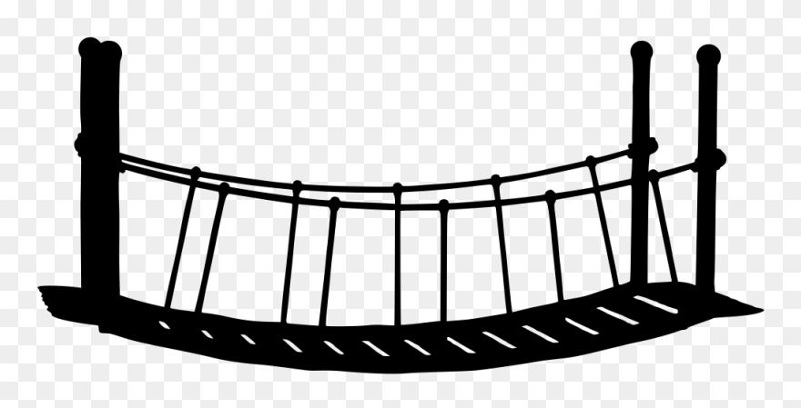 Rope Bridge Clipart - Png Download