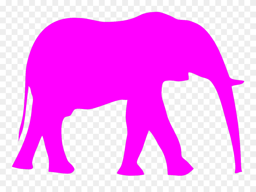 Mother Baby Elephant Clipart - Png Download