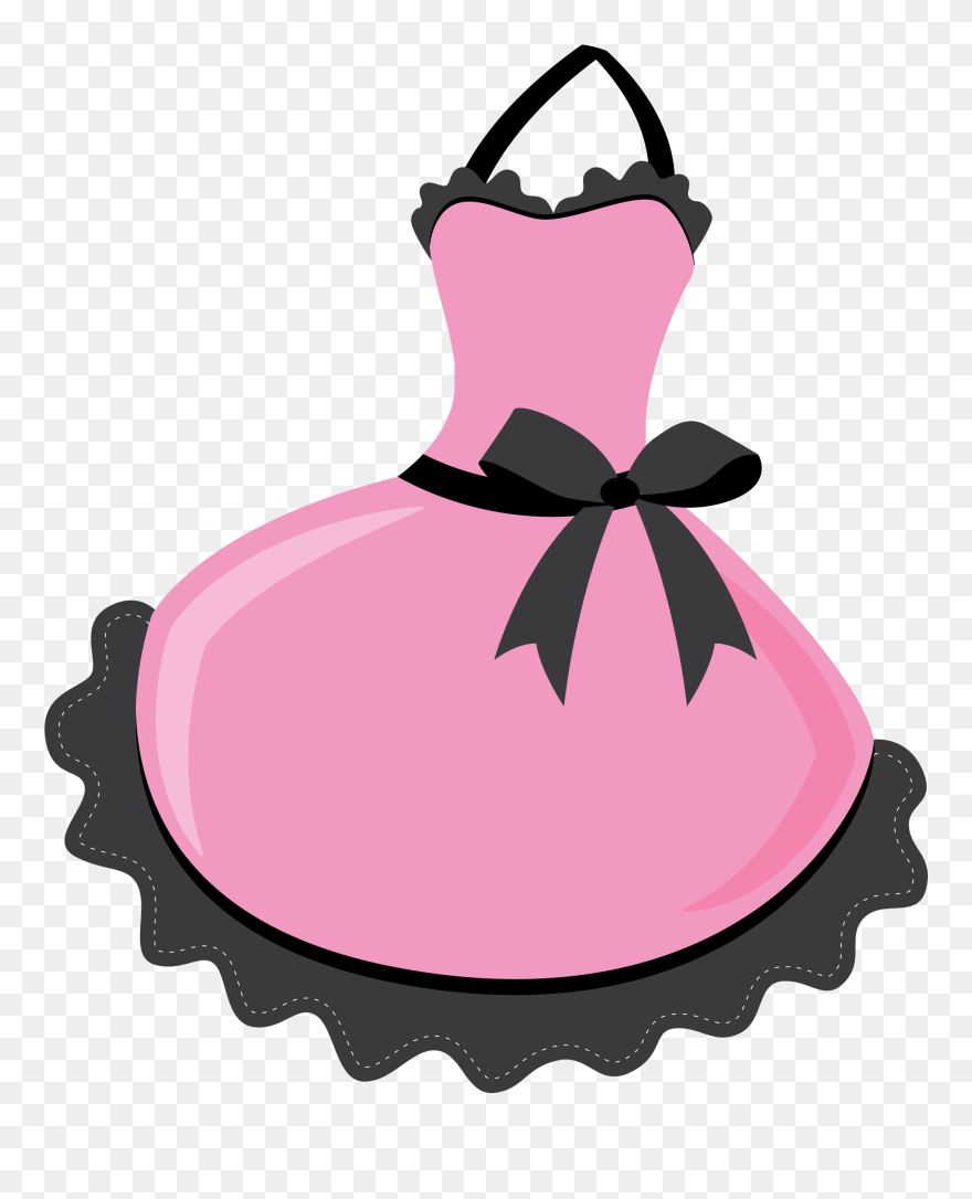 Transparent Apron Clipart Png - Pink Apron Clipart