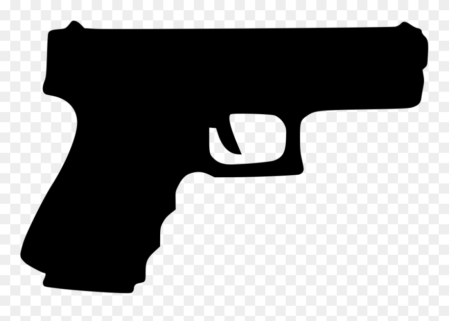 Pistol Firearm - Transparent Background Gun Clipart - Png Download
