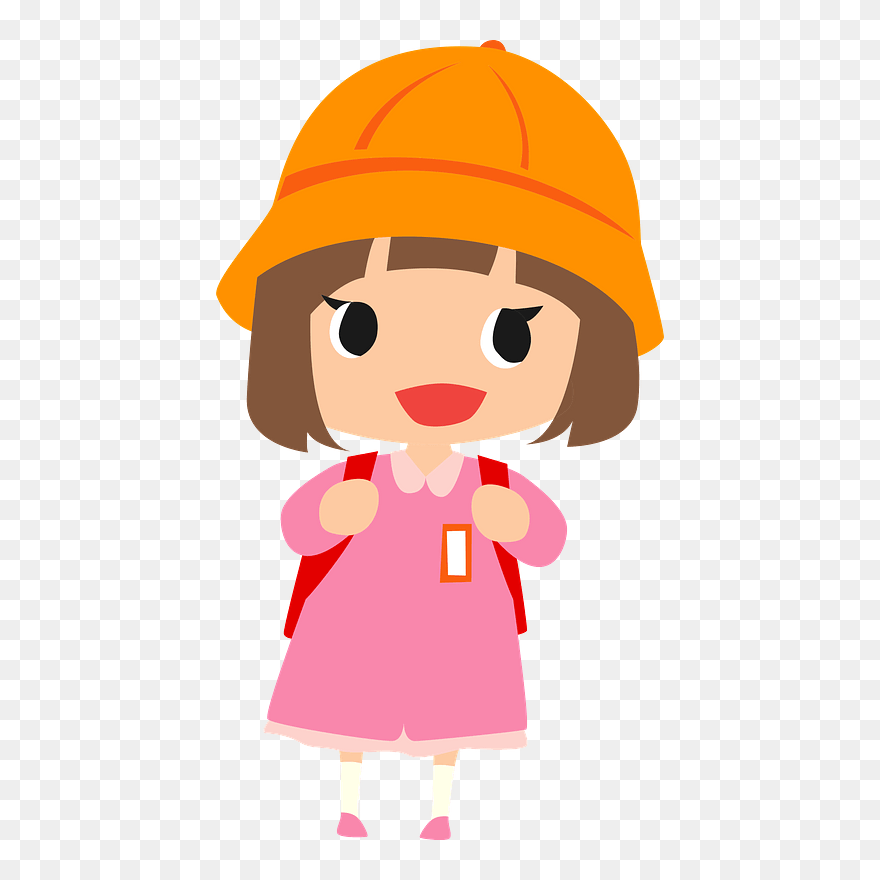 Schoolgirl Child Clipart - Png Download