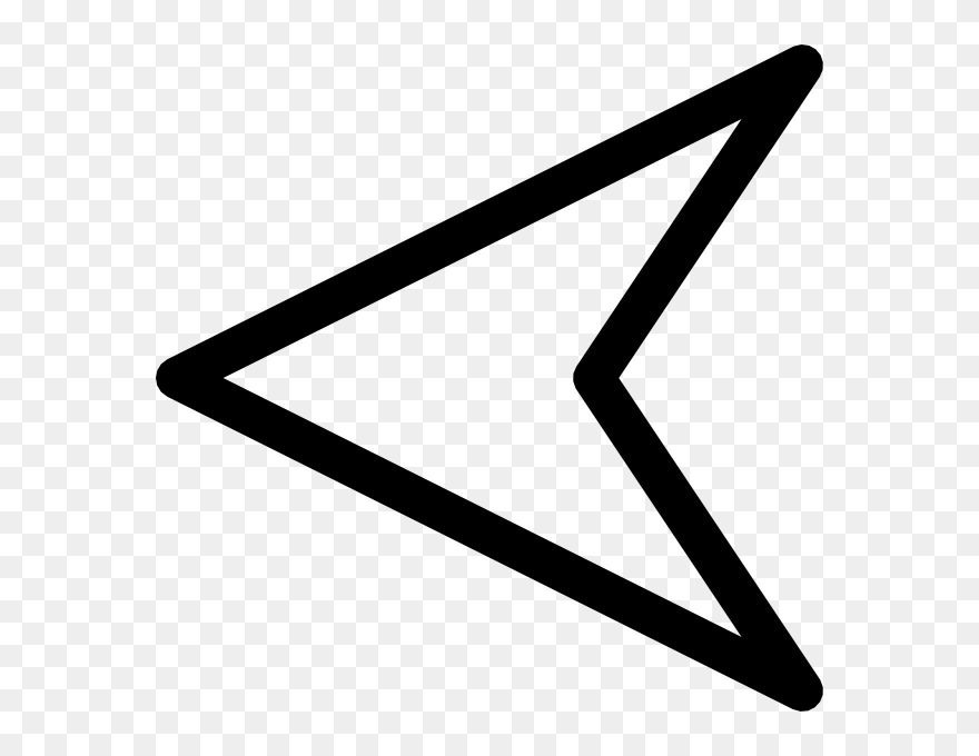 Plain Arrow Clip Art - Transparent Background White Arrow - Png Download