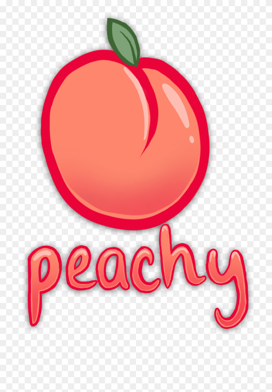 Peaches Clipart Aesthetic, Picture - Png Just Peachy Transparent