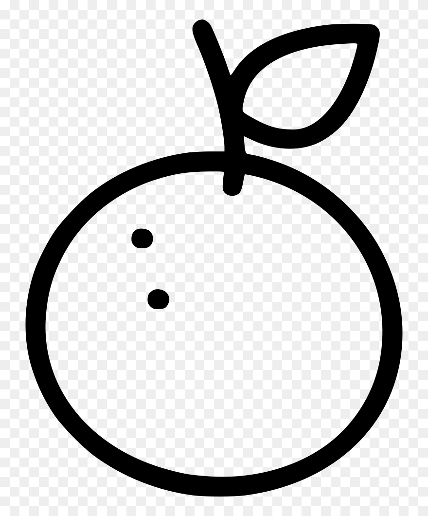 Orange Peach Fruit - Peach Clipart