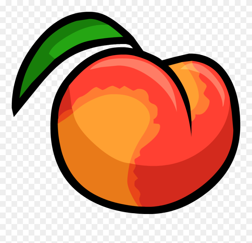 Peach Graphic Png Clipart