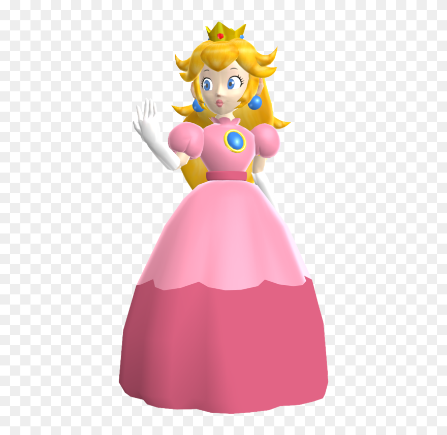 Mario Kart 64 Princess Peach - Princess Peach Super Mario 64 Clipart