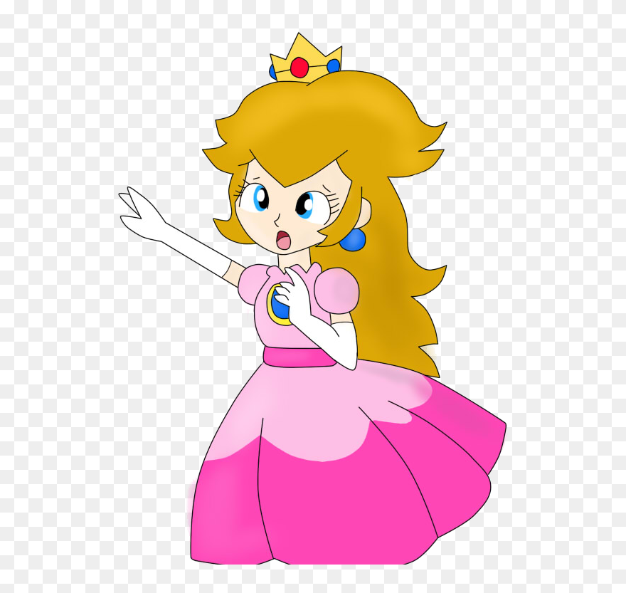 Princess Peach Clipart Old School - Clip Art - Png Download