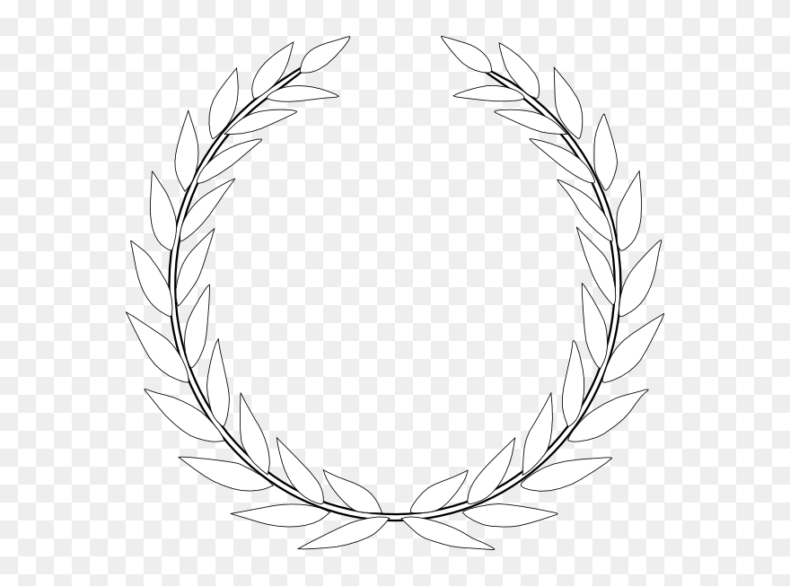 Olive Wreath Clip Art Green Tree Vine Leaves Laurel - Vexilloid Of The Roman Empire - Png Download