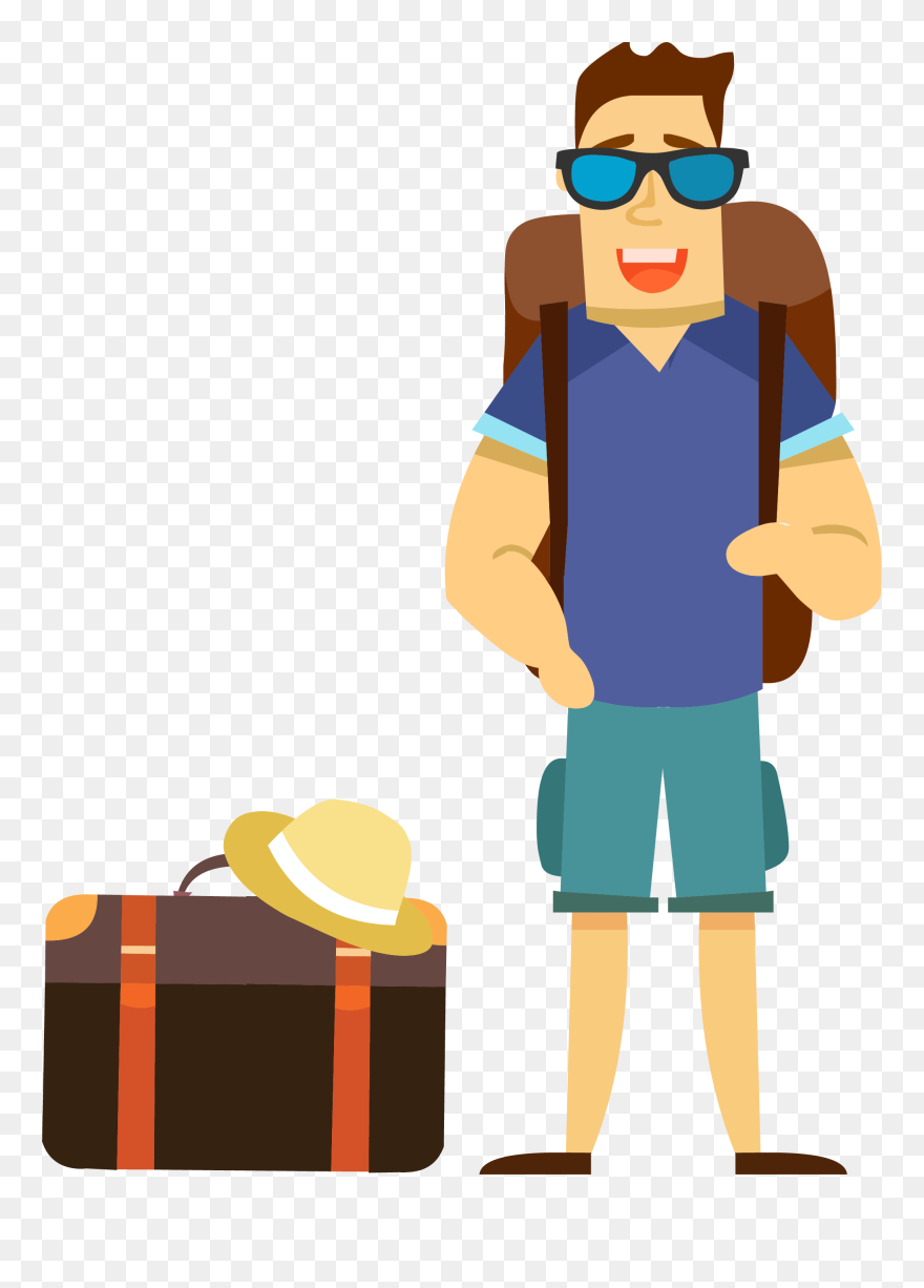 Mochileros Cartoon Png Clipart