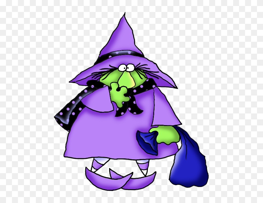 Transparent Cute Halloween Png - Bruja Clipart
