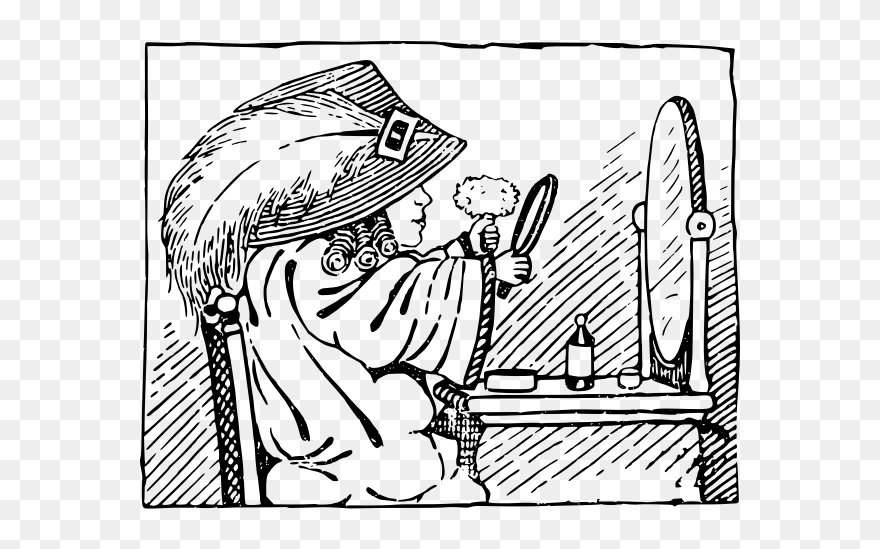 Lady Playing - Cartoon Clipart