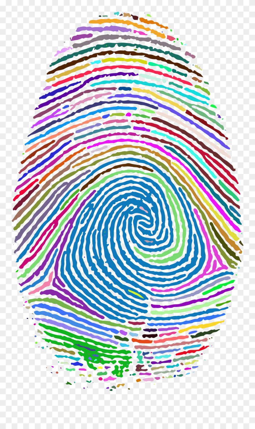 Fingerprint Footprint Clip Art - Transparent Background Finger Print Png