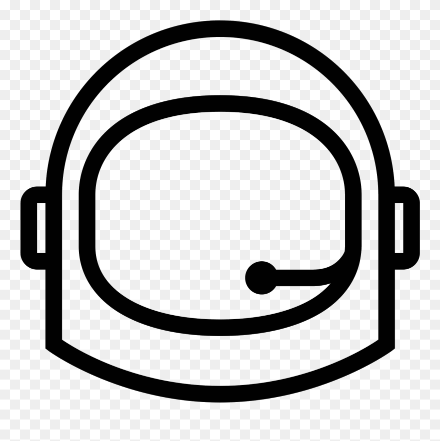 Thumb Image - Astronaut Helmet Drawing Easy Clipart