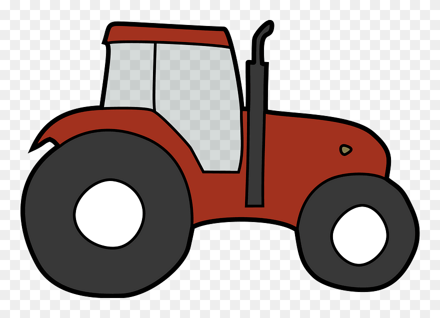 Tractor Clipart - Tractor - Png Download