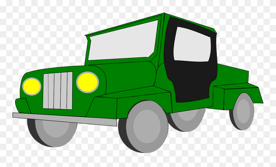 Tractor Clipart Four Wheel Drive - Four Wheels Of A Car - Png Download
