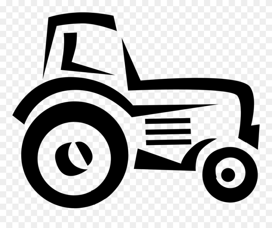 Harvest Clipart Tractor - Agriculture Machine Illustration - Png Download