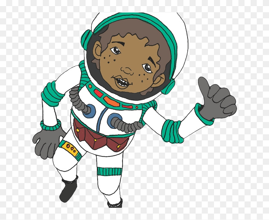 Astronaut Clipart Blank Background - Junior Astronaut Clipart - Png Download