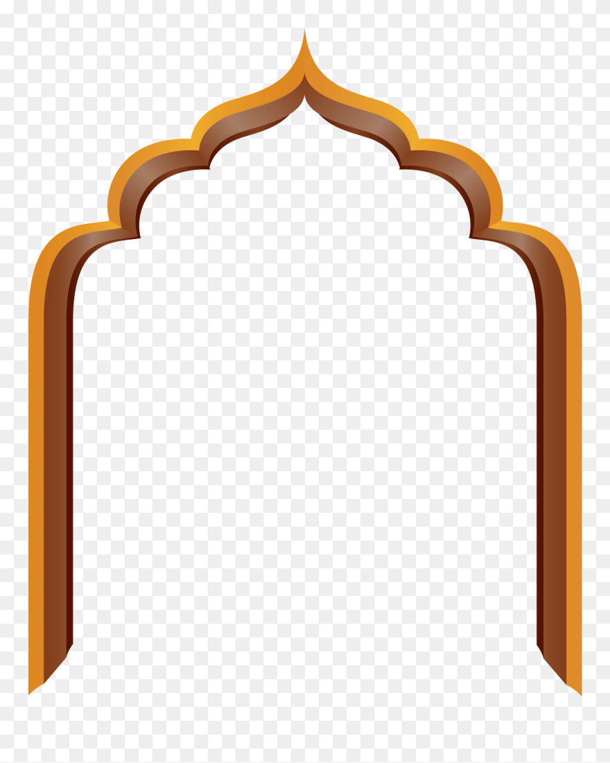 Download Door Clipart Door Frame Door Arabic Vector Png Transparent