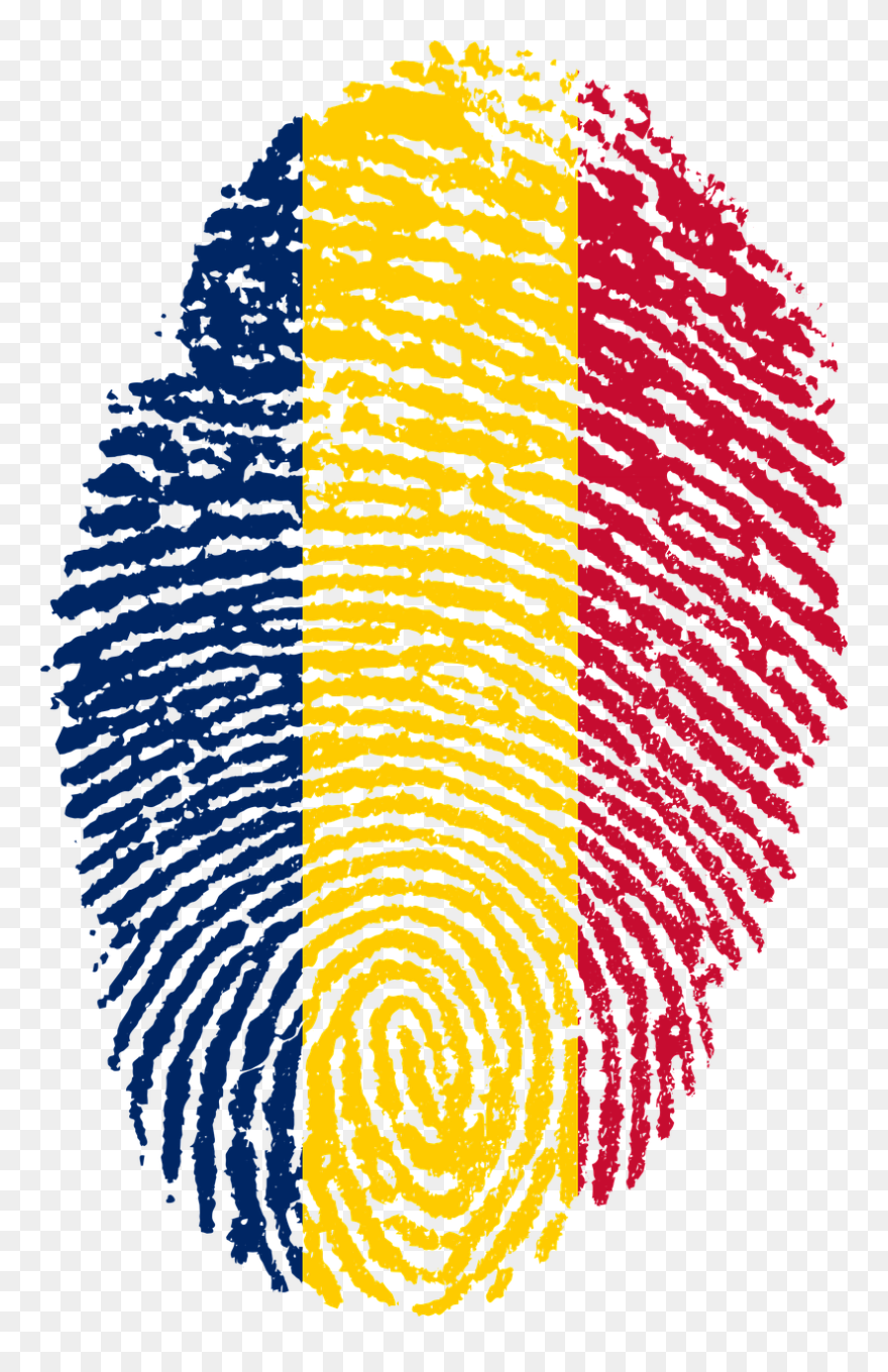 Travel, Chad, Flag, Fingerprint, Country, Pride - Happy Independence Barbados Clipart