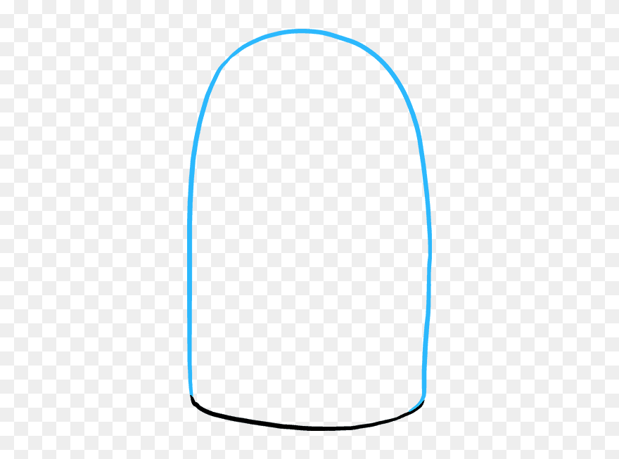 How To Draw Backpack - Circle Clipart