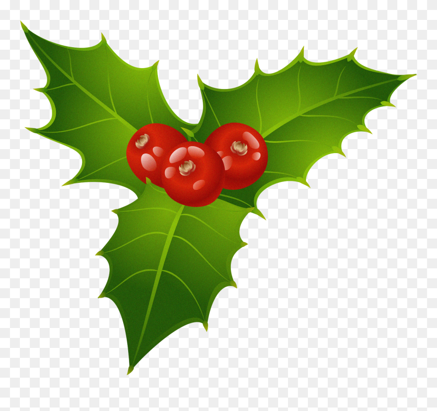 Mistletoe Christmas Common Holly Candy Cane Clip Art - Transparent Background Mistletoe Clipart - Png Download