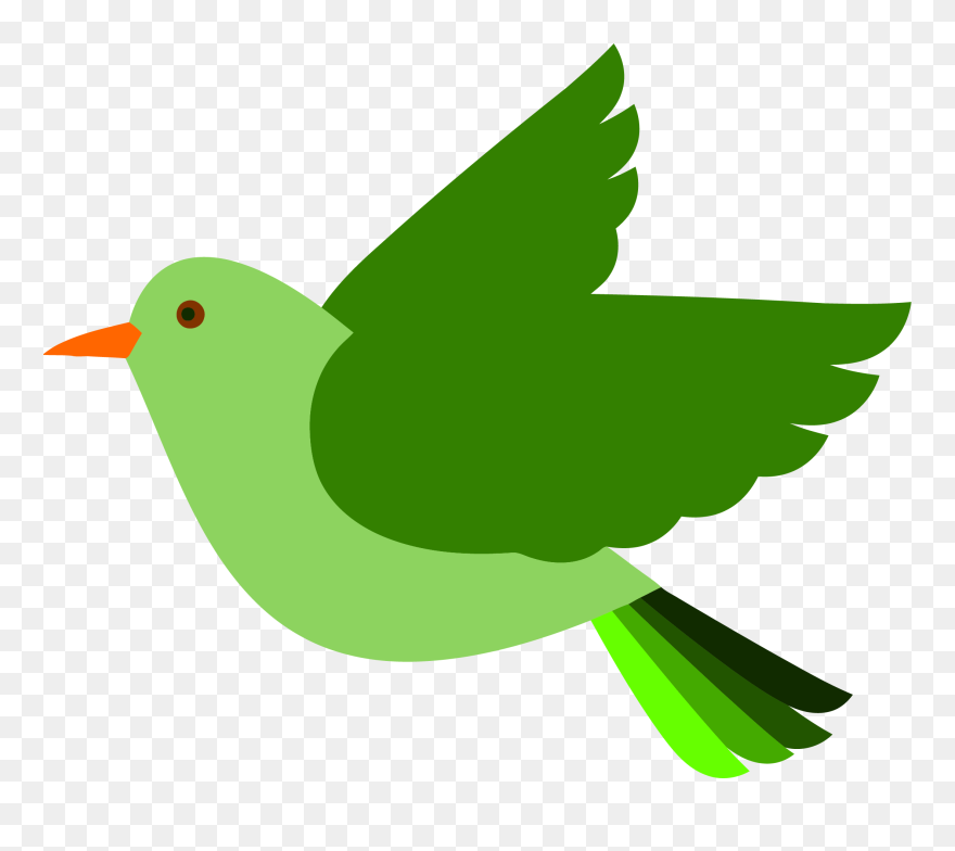 Flying Bird Clipart Png - Bird Flying Clip Art Transparent Png