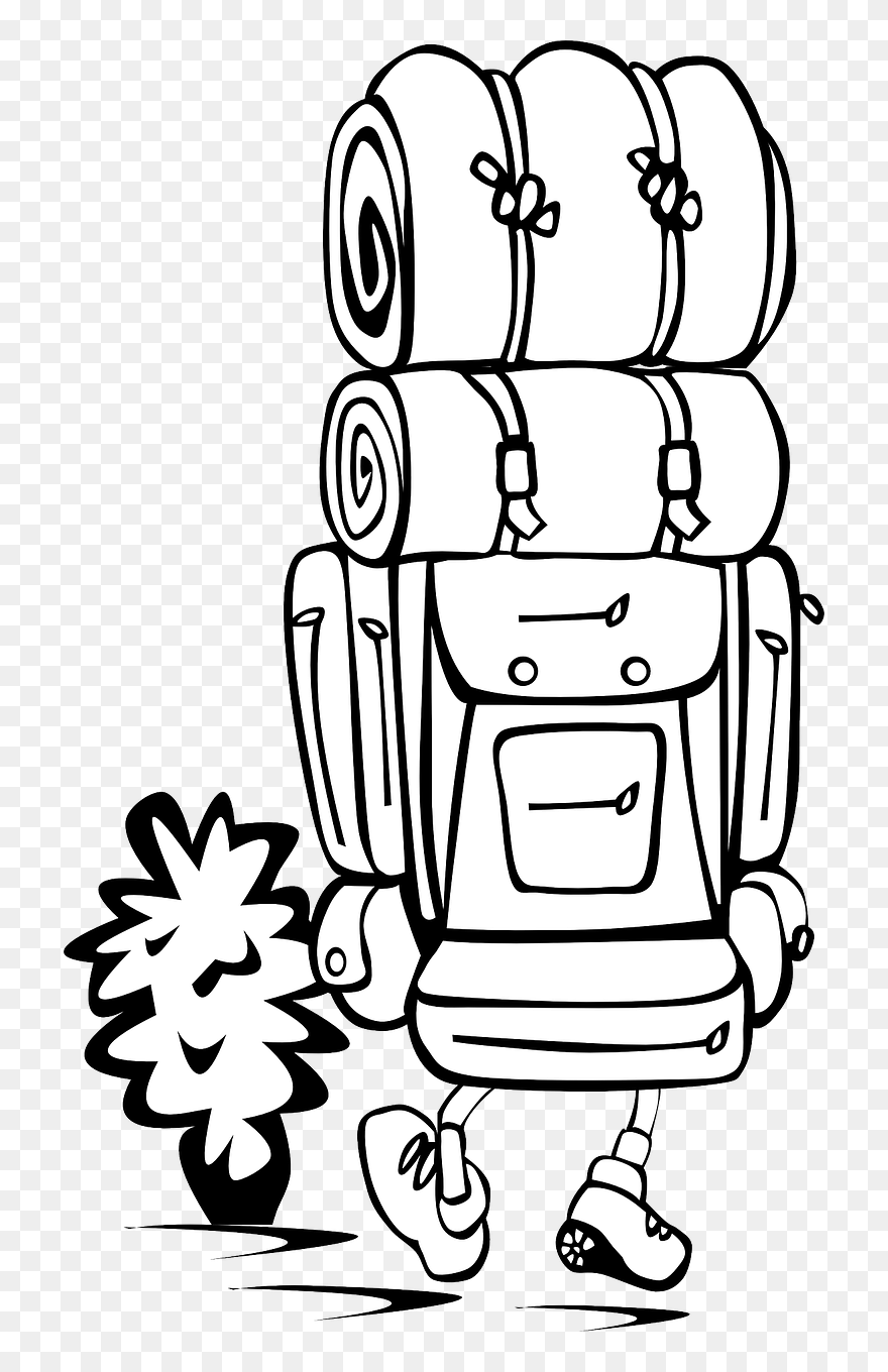 Backpacker Clipart - Png Download