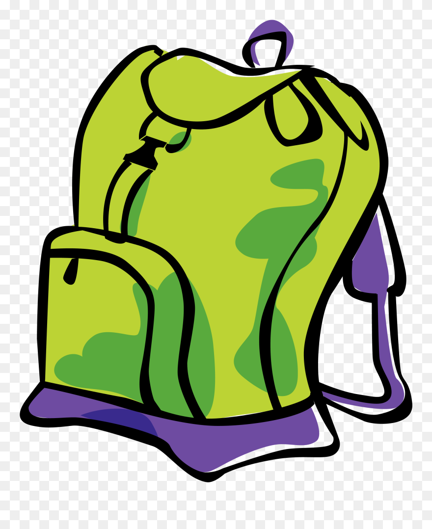 School Bag Clipart - Png Download