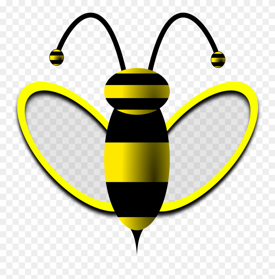 Transparent Bee Hive Clip Art - Tawon Madu - Png Download