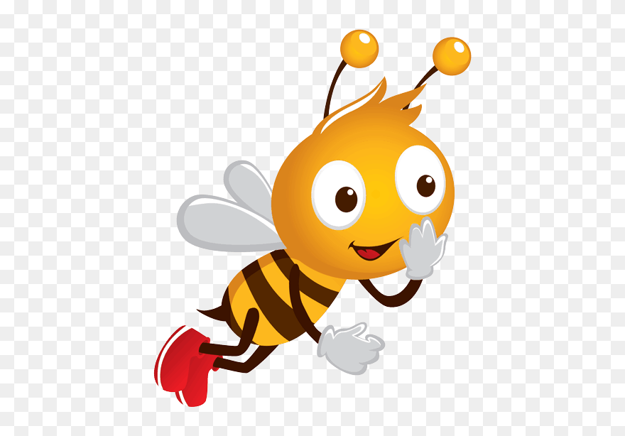 Flying Bee Cartoon Png Clipart