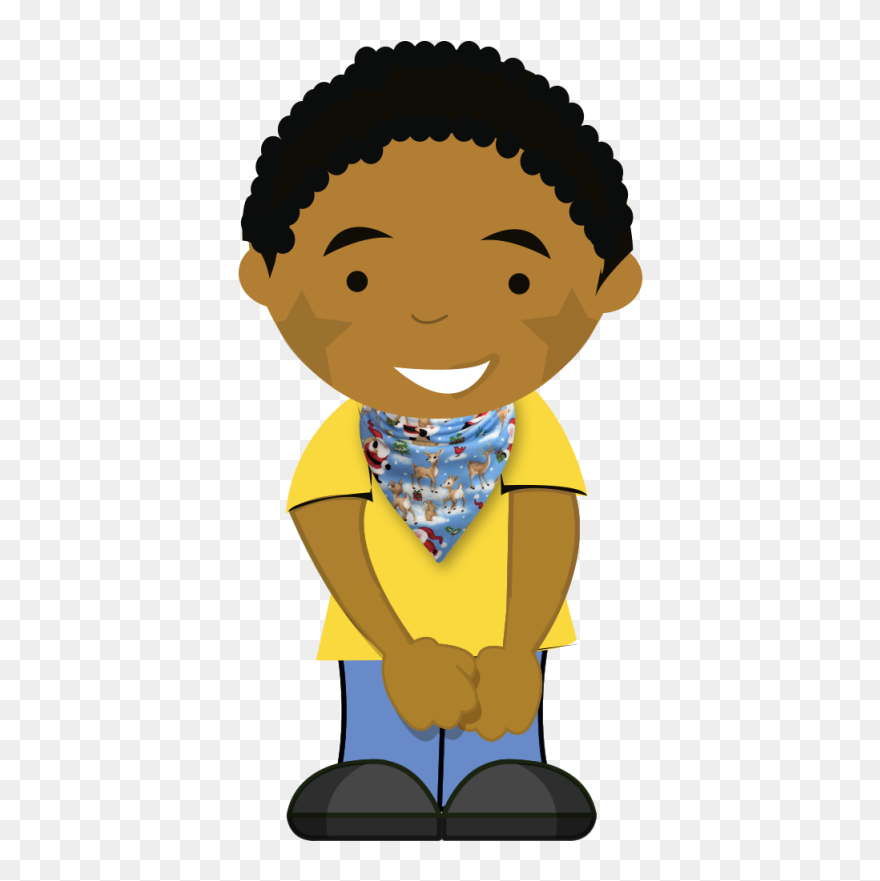 Transparent Walking In A Winter Wonderland Clipart - Black Boy Clipart Walking - Png Download